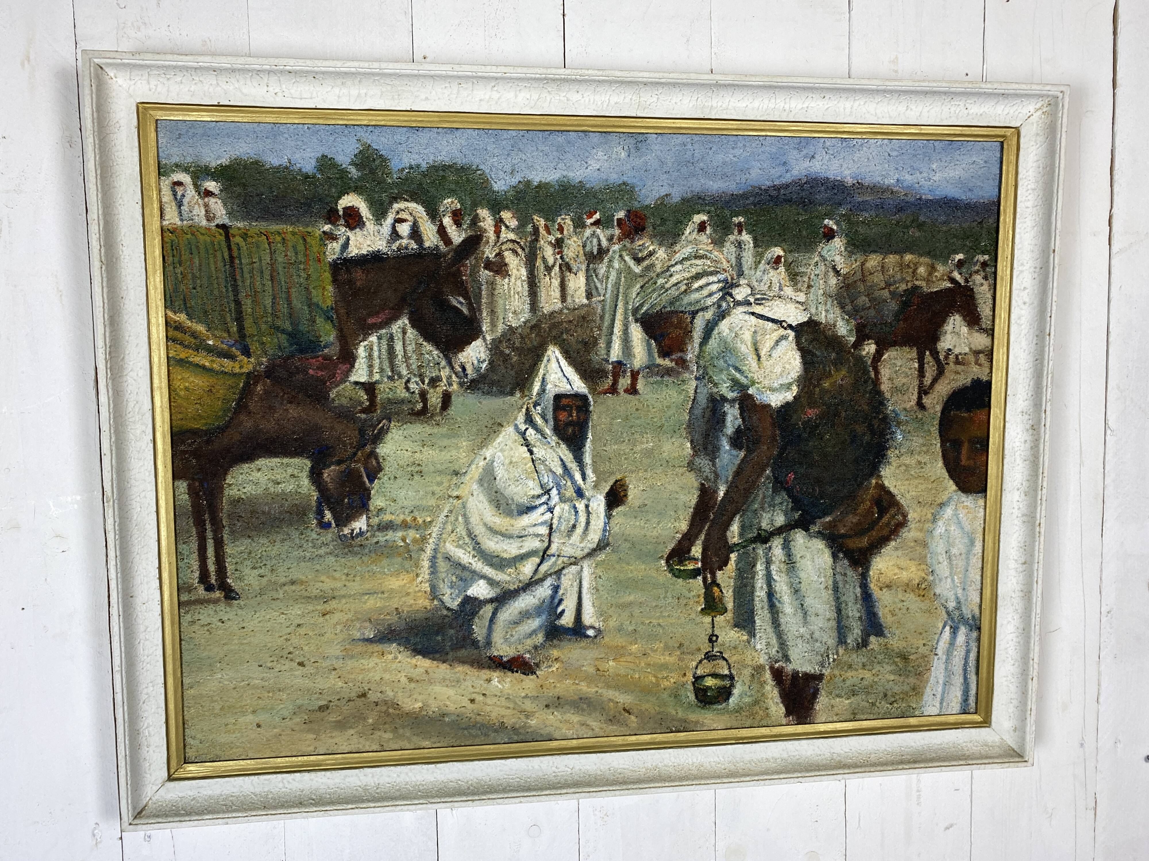 Ancient Orientalist painting