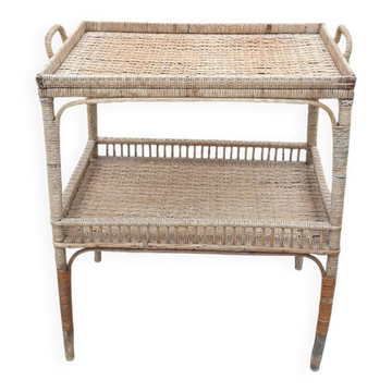 Table d'appoint rotin