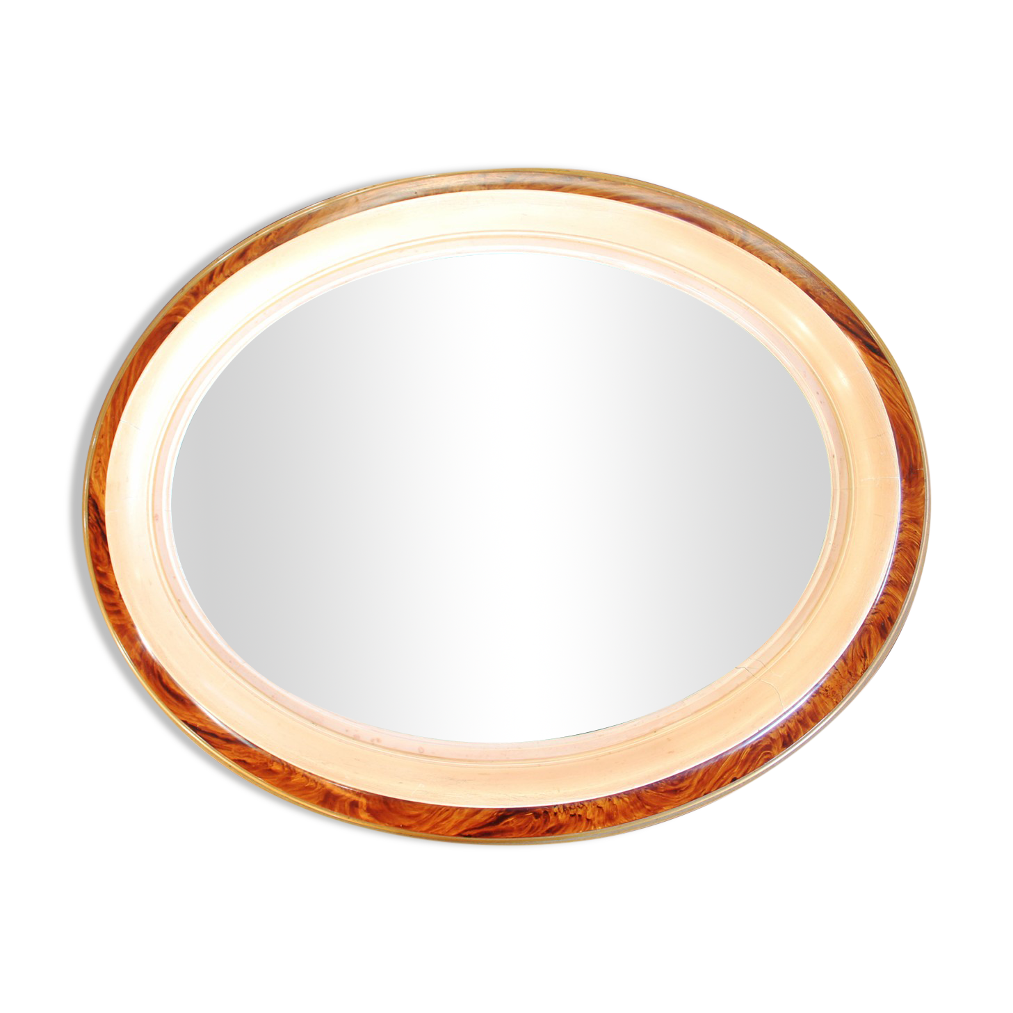Oval frame "art deco" style