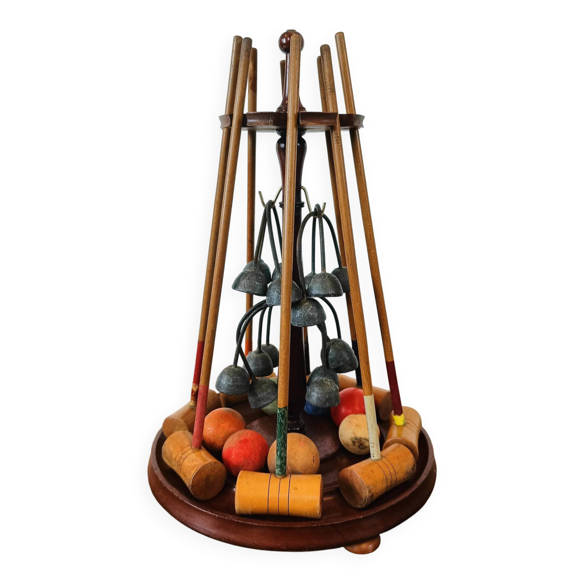 Table miniature croquet set