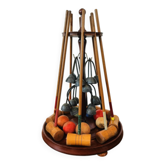 Table miniature croquet set