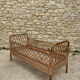 Rattan bed and wicker