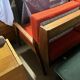 Mid century folding sofa in scandinavian style, 1960´s, czechoslovakia