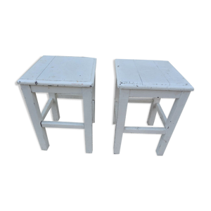 lot de deux tabourets