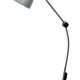 Large Grey Industrial Workshop Table Lamp, 1960s