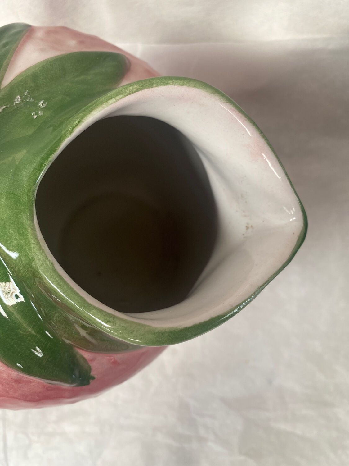 Strawberry slip pitcher