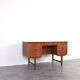 Mid-Century Modern Danish Teak Executive Desk, 1960s