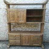 Brutalist oak buffet