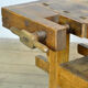 Oak carpenters workbench, circa 1920
