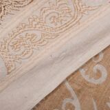 Hand knotted rug, vintage Turkish rug 125x132 cm