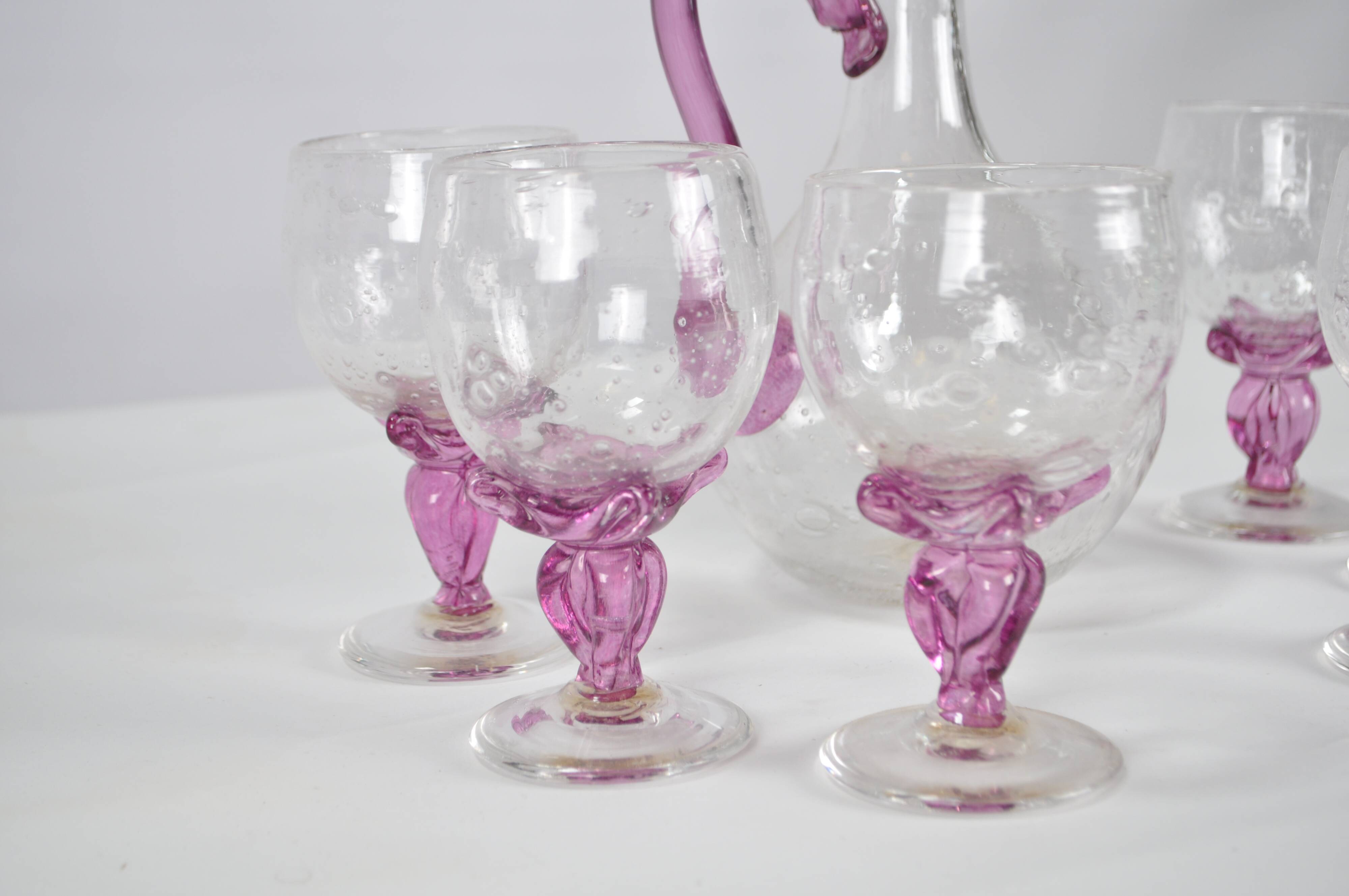 Service Biot 6 verres et carafe