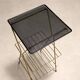 Petite étagère vintage en métal émaillé, design Italie, années 1950