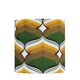 Abat-jour Boston vert H30 D30 - tissu vintage seventies