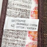 Södahl 1960s jute table runner, Nativity scene