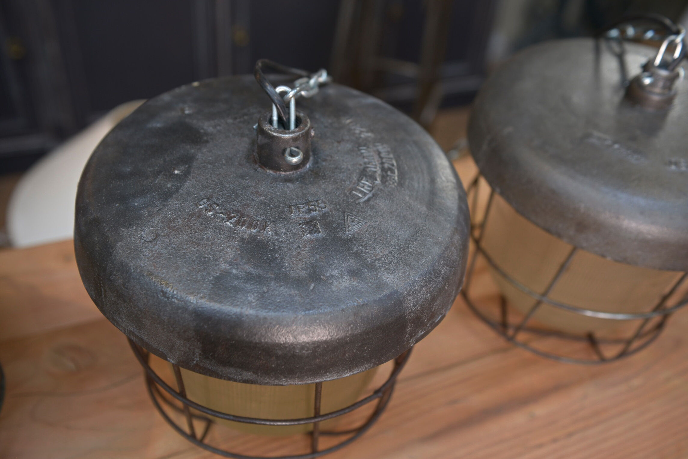 Old cast iron street lanterns 1920