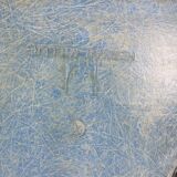 Charles & Ray Eames "La Fonda" Blue Fiberglass Chairs Herman Miller