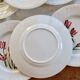 6 vintage dessert plates Badonviller model Crocus
