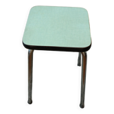Vintage water green formica stool