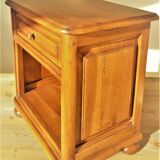 Rustic bedside table in solid cherry