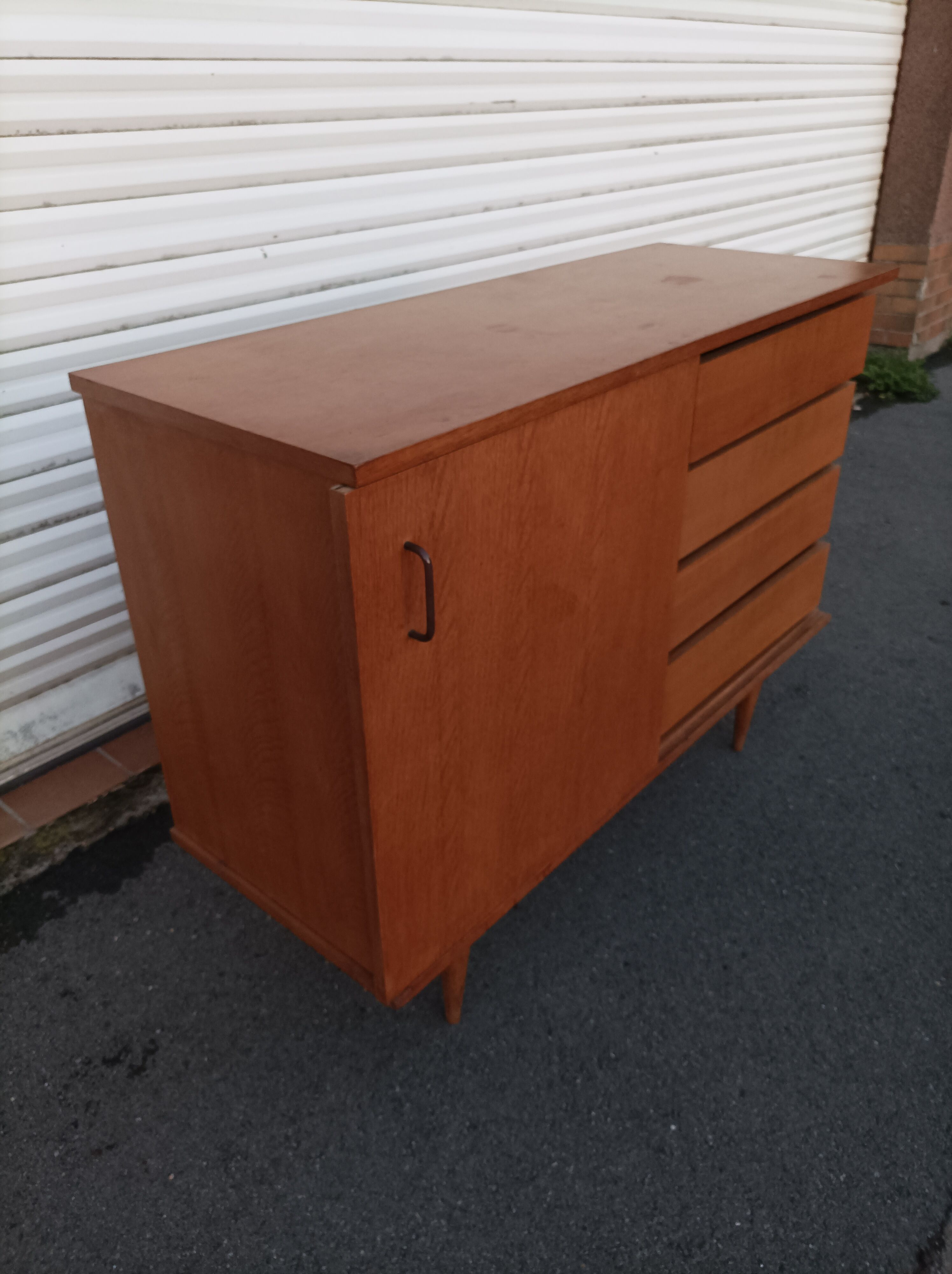 Old vintage danish scandinavian buffet