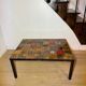 Coffee table in ceramic by Jean Gregorieff