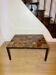 Coffee table in ceramic by Jean Gregorieff