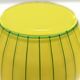 Art Deco Yellow and Green Glass Vase in the style of Josef Hoffmann, Austri