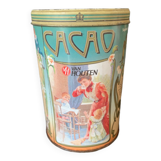 Boite vintage caco Van Houten
