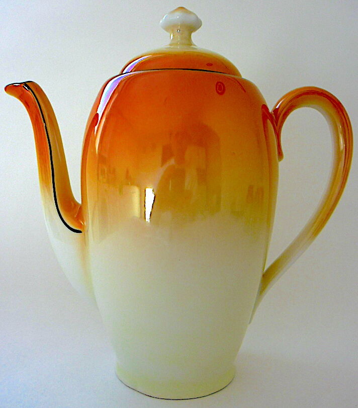 Art-deco bohemian porcelain tea or coffee
