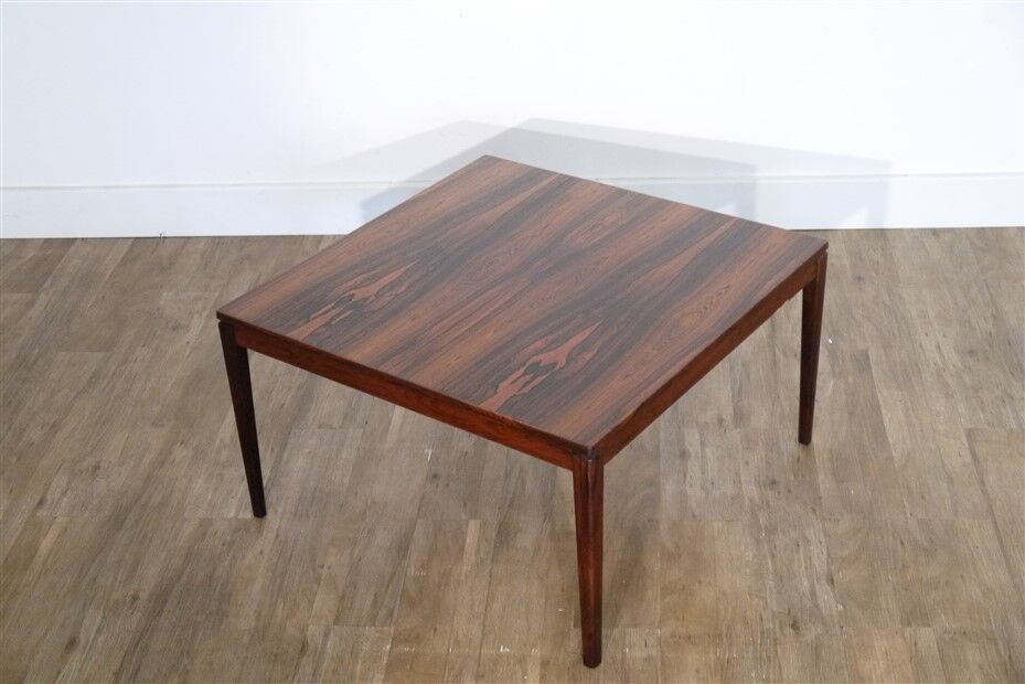 Vintage Scandinavian rosewood coffee table 1960