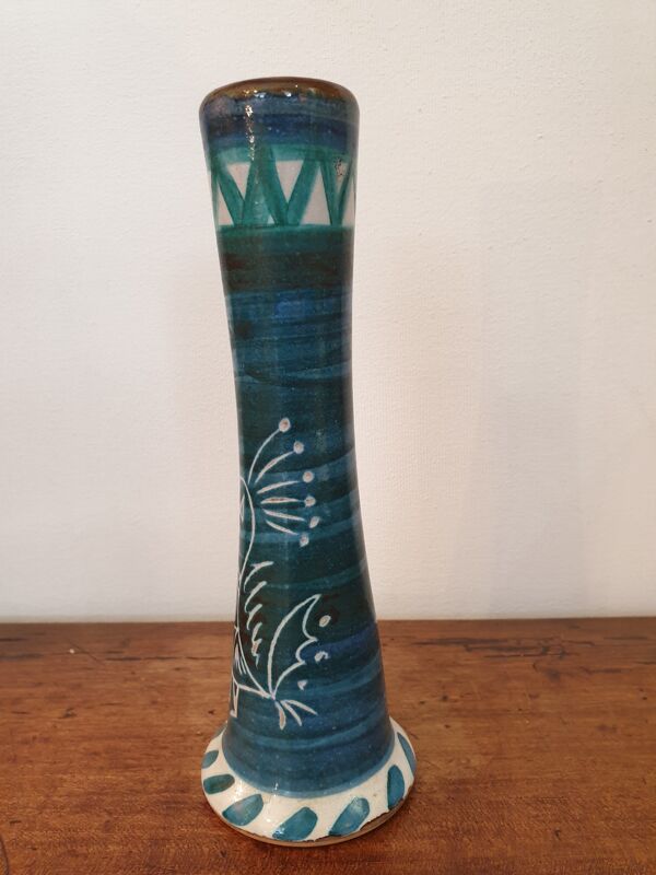 Vase rouleau en ceramique vintage Margot Plancon