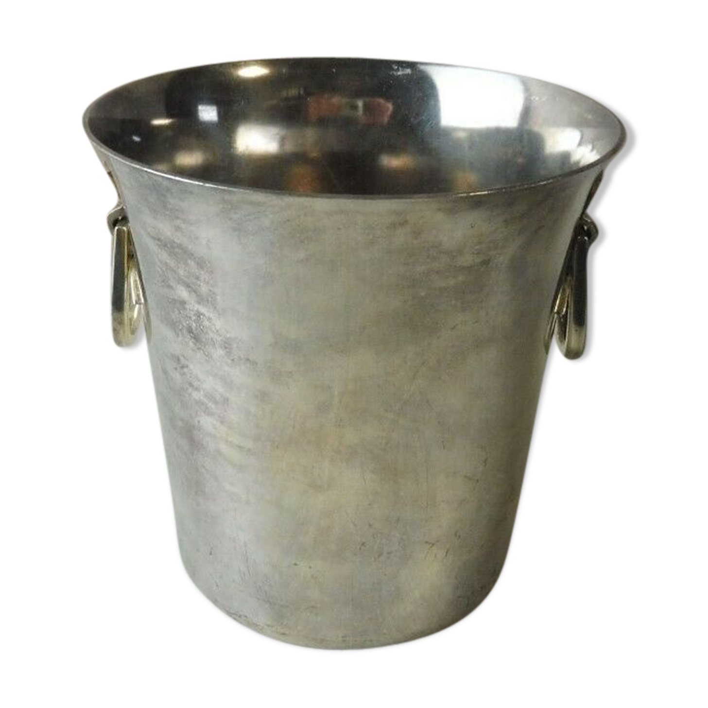 Ancien Seau à glace / Seau à glaçons Vintage Letang Remy Inox massif 18-10