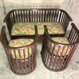 Sofa & 2 armchairs, Josef Hoffman & J&J Kohn