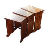 Esemble de trois tables gigognes années 1920, 1930