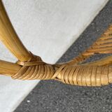 Rattan basket chair