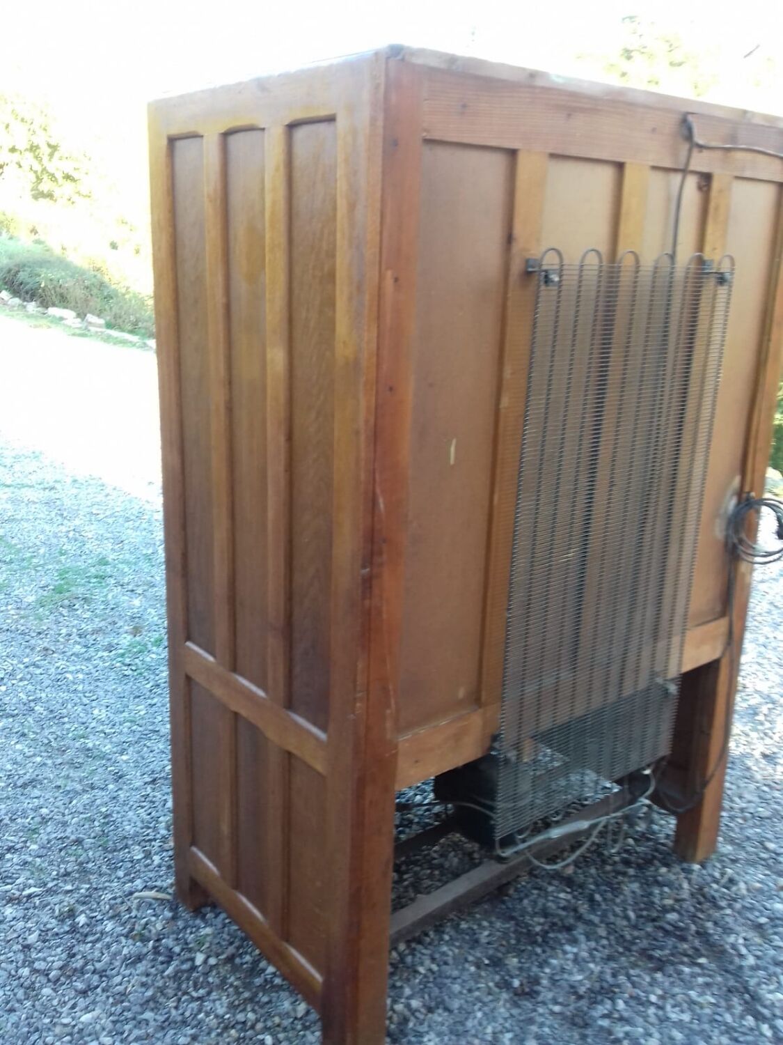 Wooden fridge furniture
