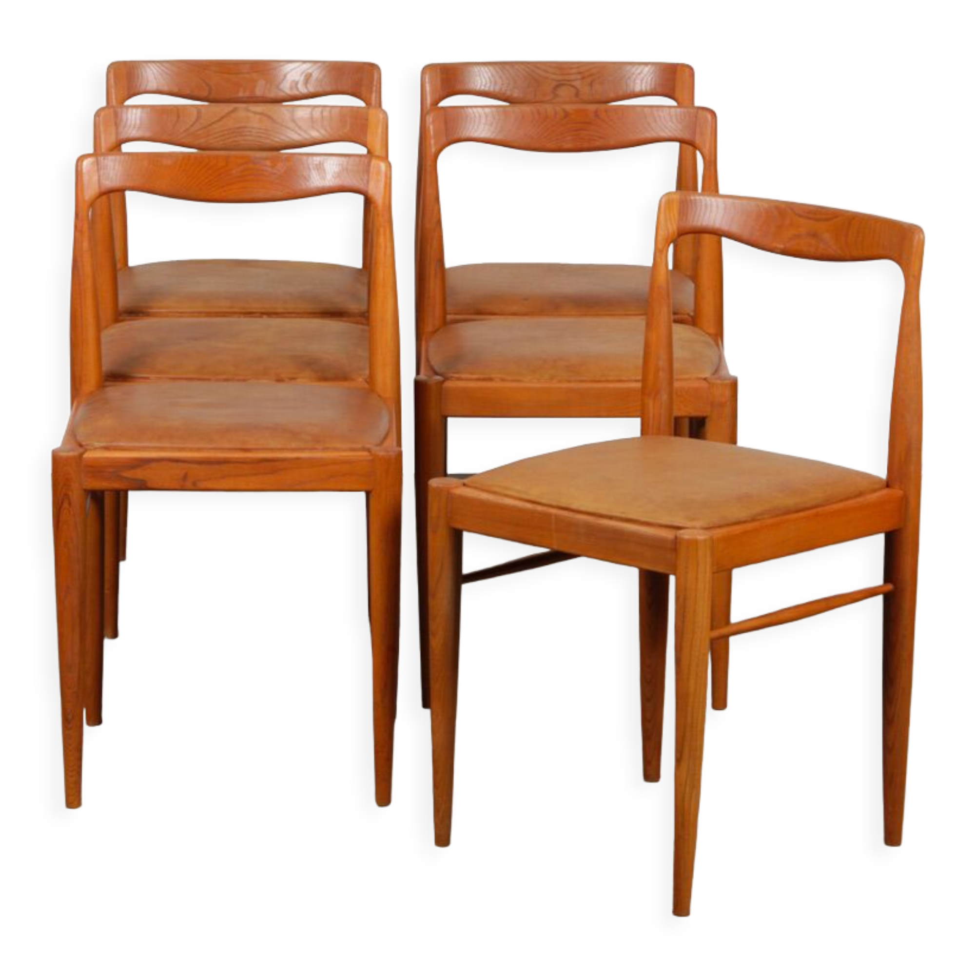 Suite of 6 chairs edited by the manufacturer Drevotvar, 1960
