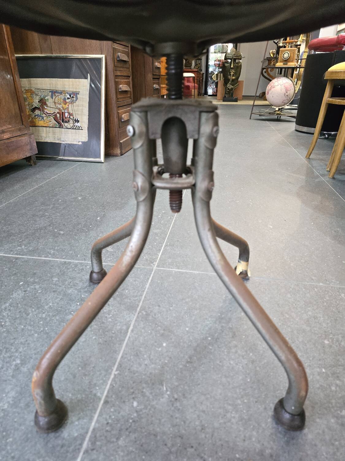 M42 industrial chair by Henri Lieber for Flambo