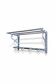 Art Deco wall coat rack shelf