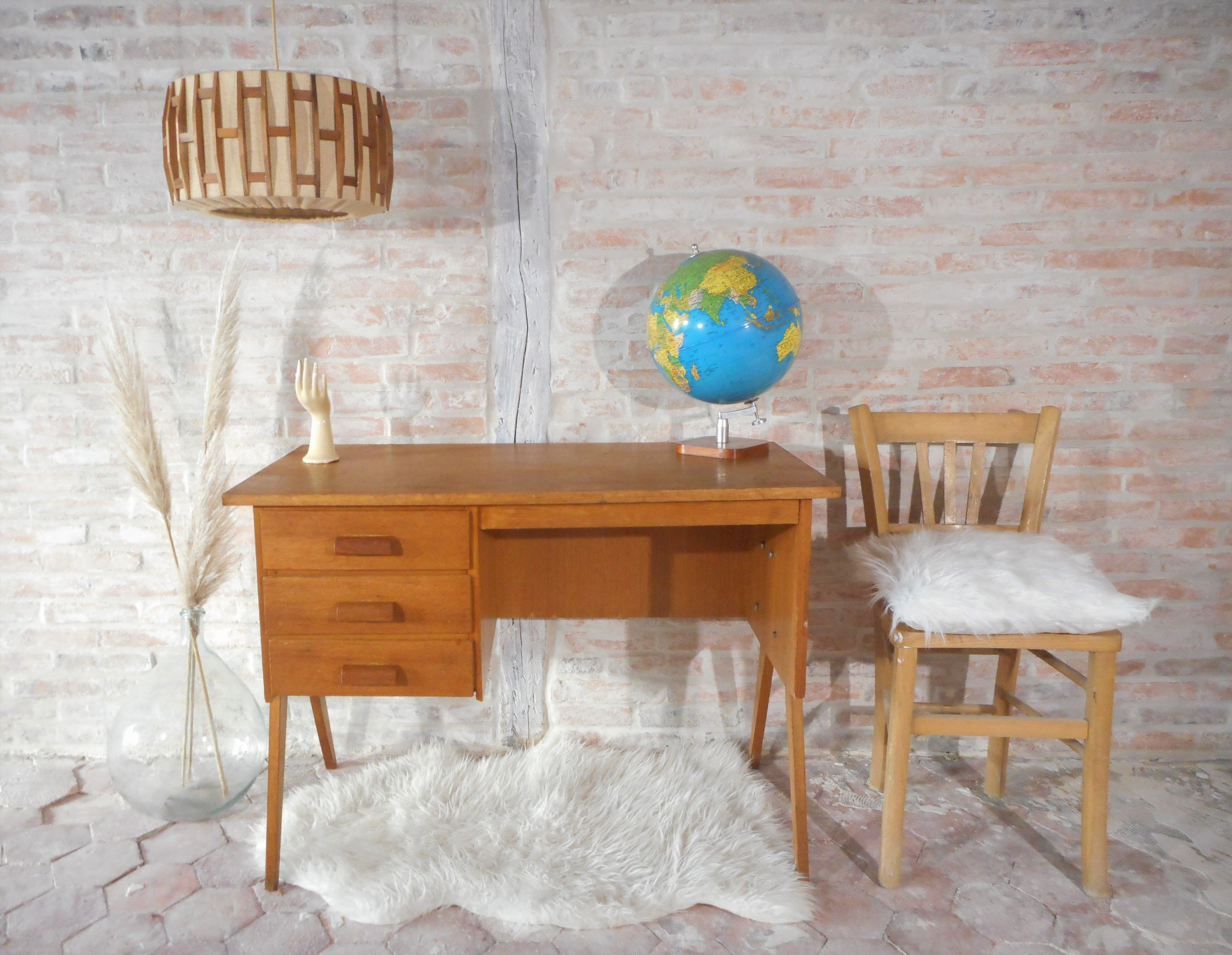 Bureau pieds compas