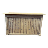 Shop counter in sandblasted pitch pine - Circa 1940