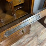 Louis Philippe period secretary with walnut ogee