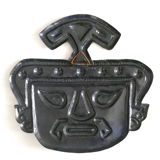 Metal Inca mask, 70s