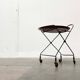 Modern folding teak trolley from the mid-century, Sweden, 1960s