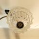 Vintage Arlus wall lights in glass and brass from the 1970s.
