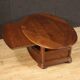 Table basse française en bois du XXe siècle