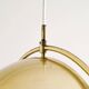 Vintage Danish Mid Century Louis Weisdorf "Multi Lite" Brass Pendant, 1960s