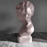 80s plaster child bust