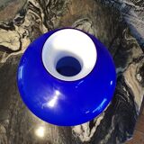 Murano opaline vase blue Ø34cm