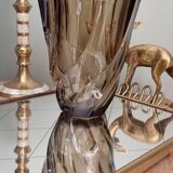 Twisted glass vase